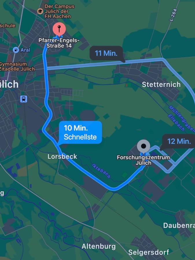 Ruhiges Juwel: Frisch Renoviert 100 Qm Apartment Jülich Екстериор снимка