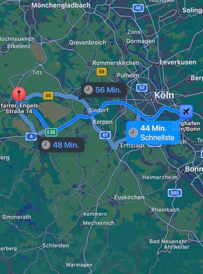 Ruhiges Juwel: Frisch Renoviert 100 Qm Apartment Jülich Екстериор снимка