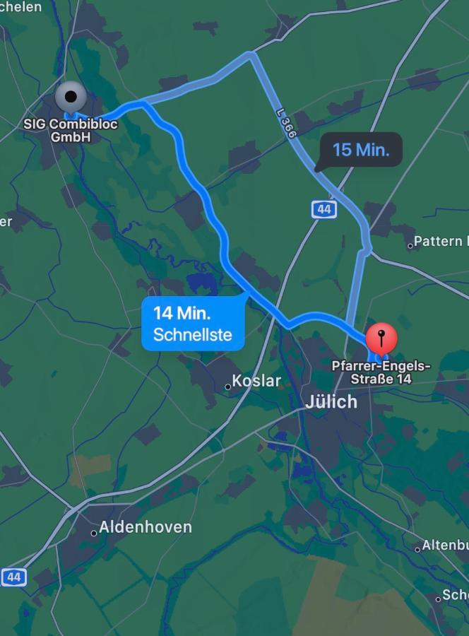 Ruhiges Juwel: Frisch Renoviert 100 Qm Apartment Jülich Екстериор снимка